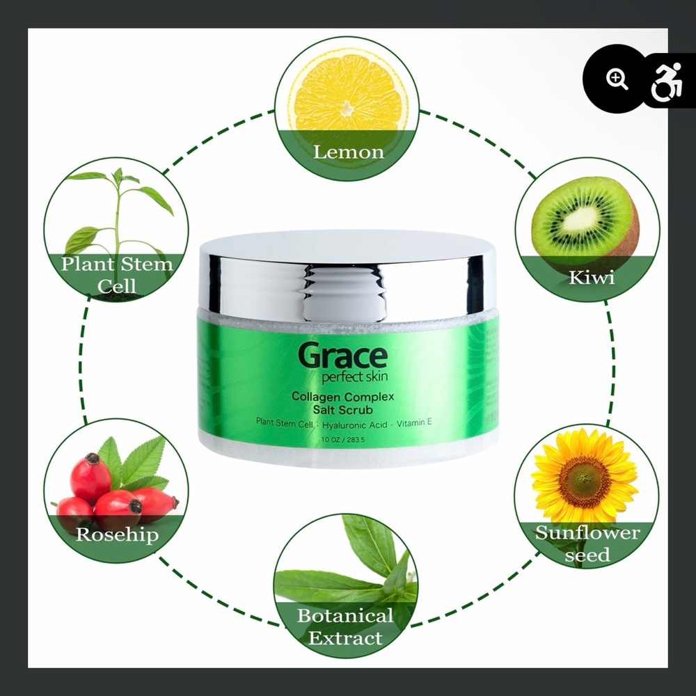 Grace Collagen Complex Salt Scrub - Brand New